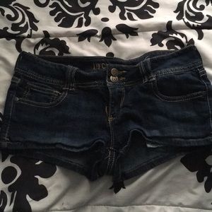 Denim shorts